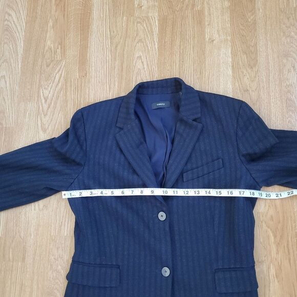 Theory Stripe Shrunken Blazer - NEW - Picture 12 of 16